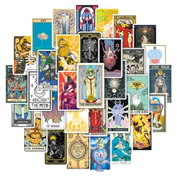 50PCS Tarot Cards Personalized Versatile Cartoon Graffiti Waterproof Stickers Creative Decoration Trendy Refrigerator Skateboard