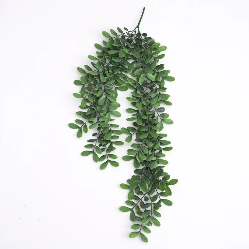 

1pc Artificial Plant Plastic Eucalyptus leaves vine Hot sales Christmas Wedding outdoor Home Garden arch Festival Diy Decoration