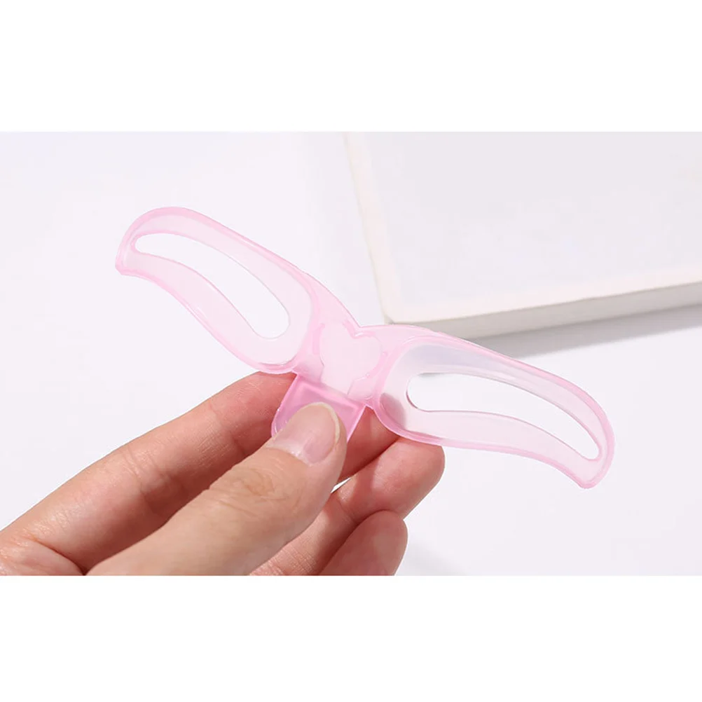1 set guida per il disegno delle sopracciglia set di stencil riutilizzabile 4 stili di righello per sopracciglia per sopracciglia più spesse più definite a casa