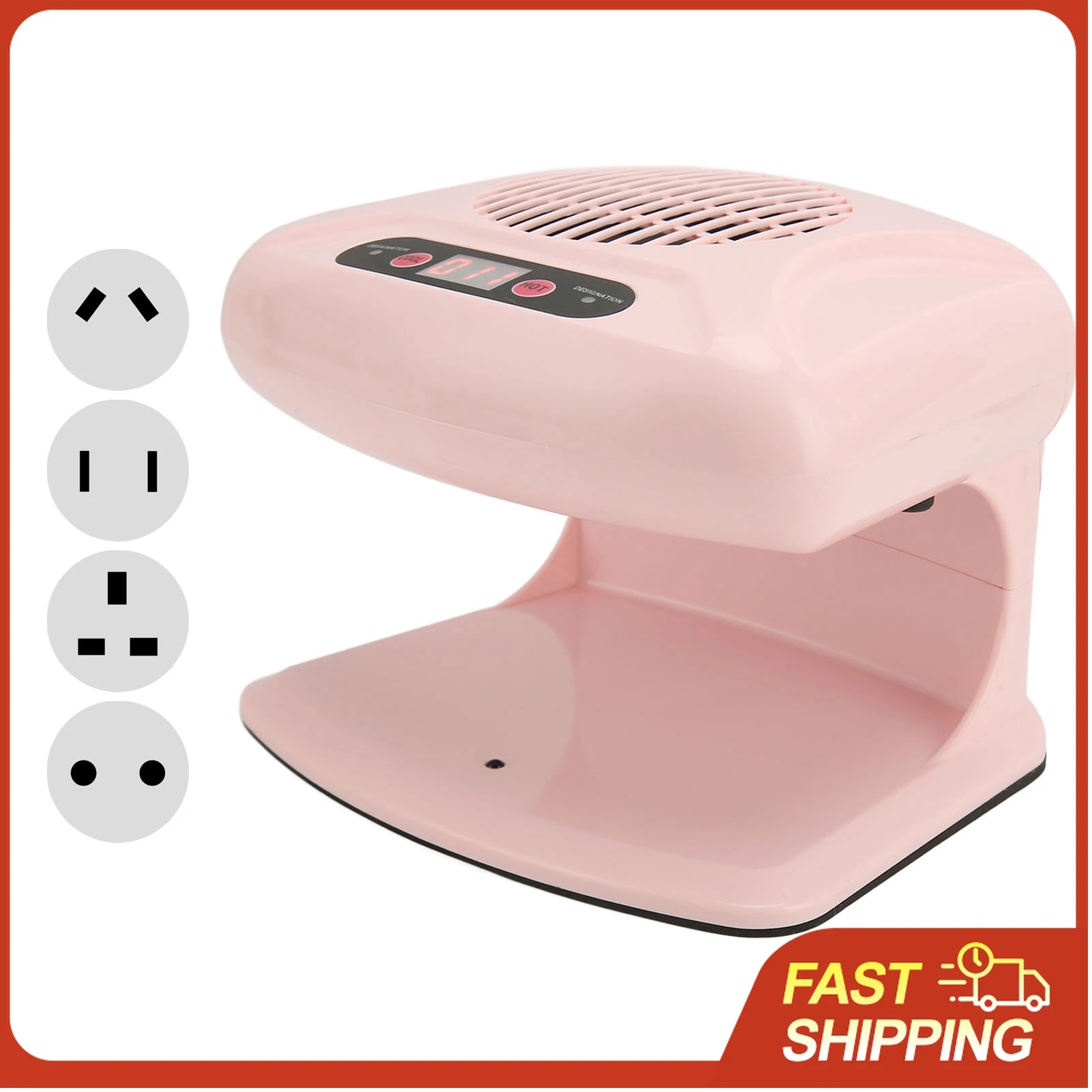 

Инфракрасная сушилка для ногтей с автоматическим датчиком, холодный/горячий воздух, 300 Вт, быстрая сушка для гель-лака, дип-пудры, маникюра, для дома и салона