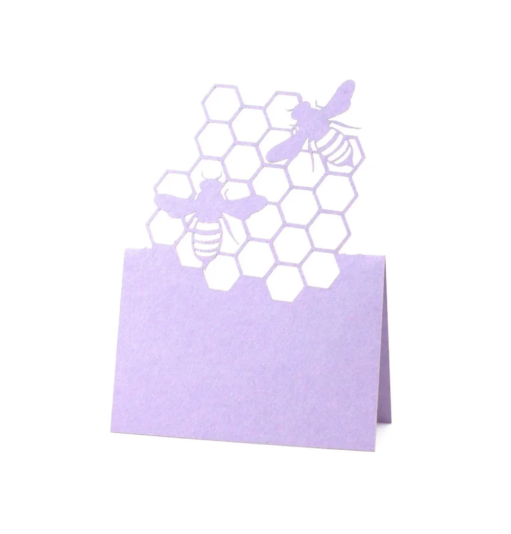 Animal place card, Bumble Bee Place Cards, wedding Escort Cards, Wedding Place Cards, Bee Baby Shower, bridal shower card, Rusti