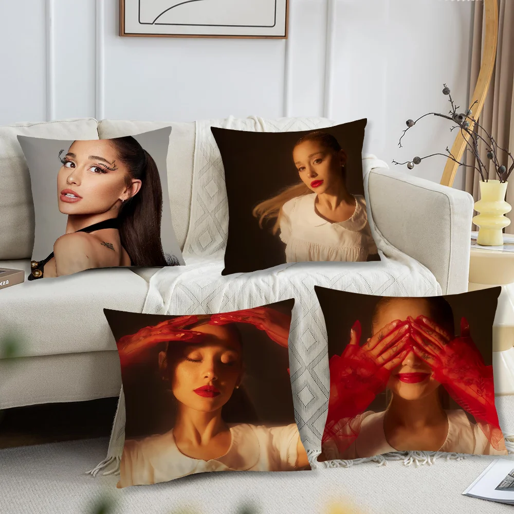 Singer A-Ariana G-Grande Comfortable soft Pillow Case for Sofa Living Room Home office Decor and Protective Covers