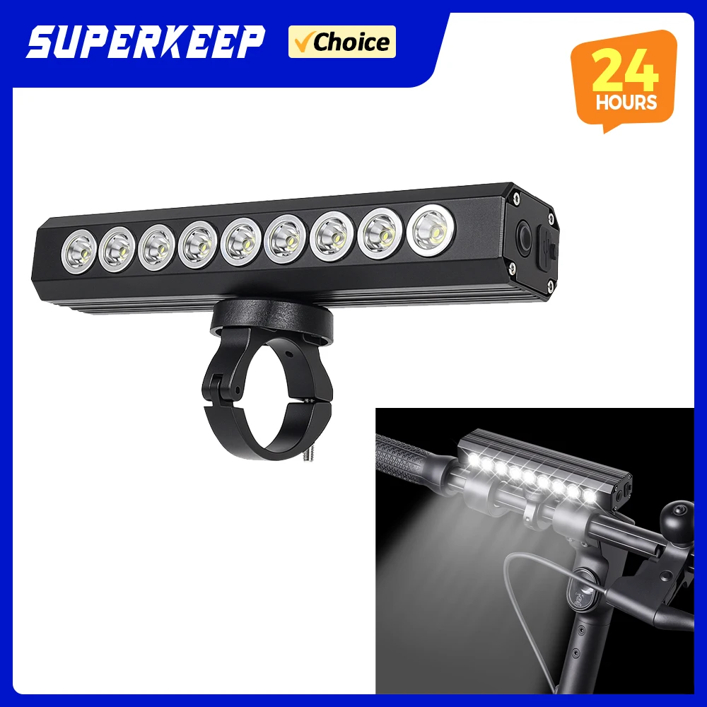 Lamp Front LED Light for Ninebot ZT3 Pro Max G3 for Xiaomi for Kukirin for INOKIM Scooter Flashlight USB Charging Replace Parts