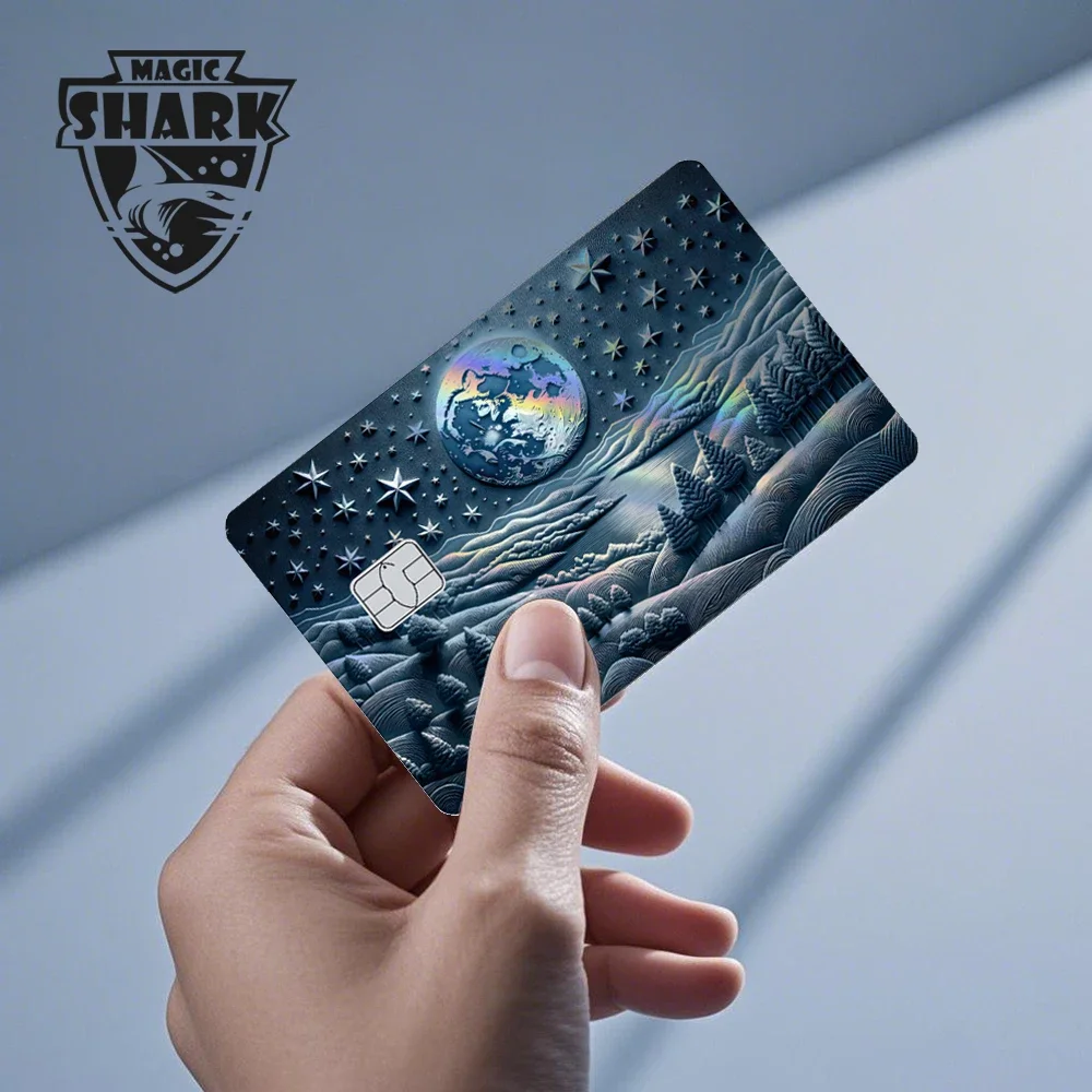 2026 Neue Niedliche Holographische Maus-Katze Nicht-verblassende Laser-Reflektierende Frontfolie Aufkleber für Kreditkarten, Debitkarten und Bankkarten – Detail 4
