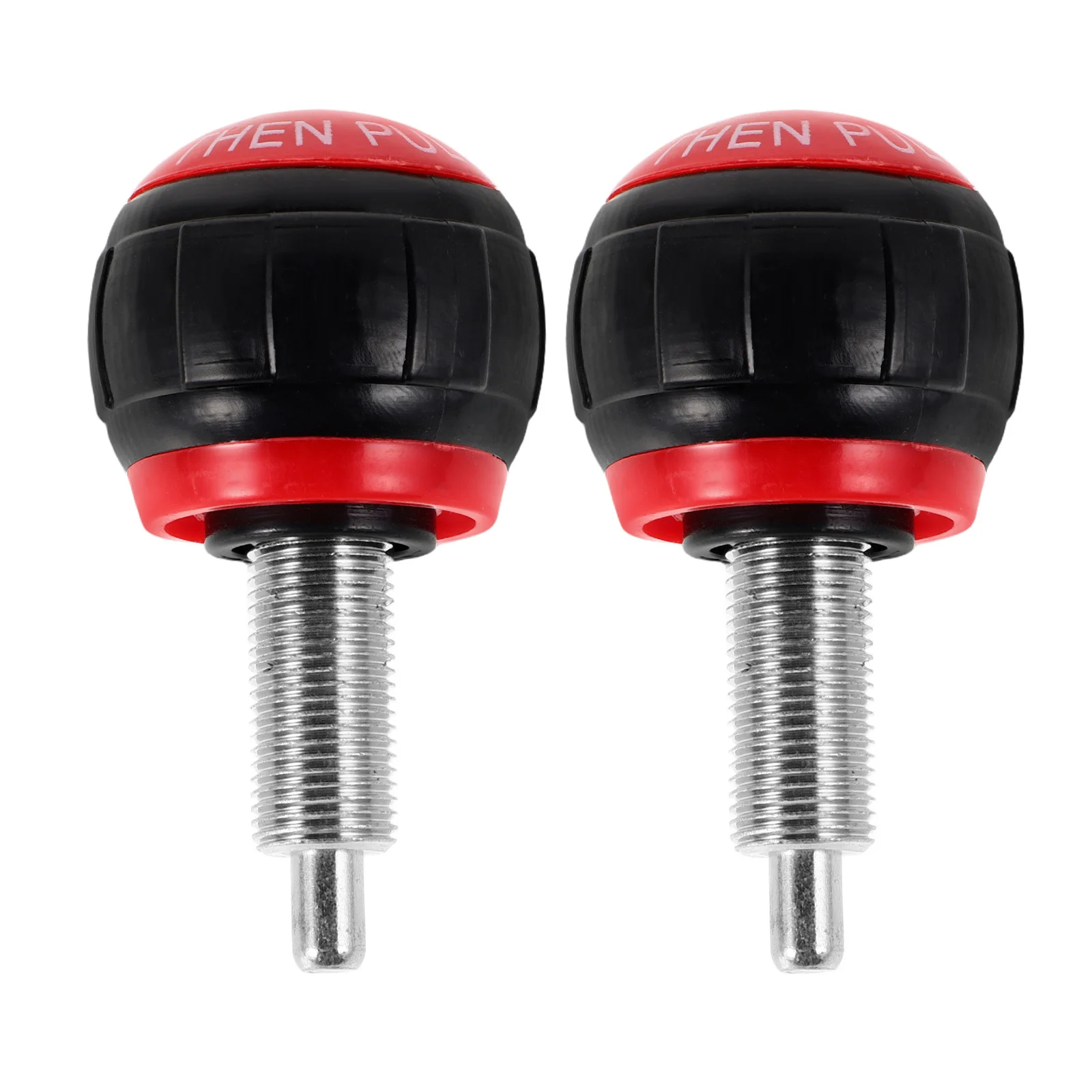 

2Pcs Pull Pin Knob Fitness Equipment M16x32mm Spring Locking Ball Sphere Pin Exercise Bike Replacement Parts Indoor Gym