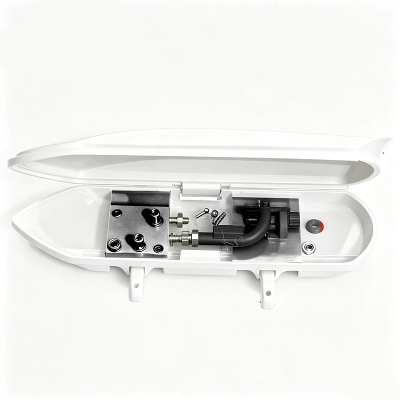 Scale Roof Trunk Luggage for TRX4M SCX24 - Realistic Decor with Rails to Enhance Your 1/18 1/24 RC Car ✅