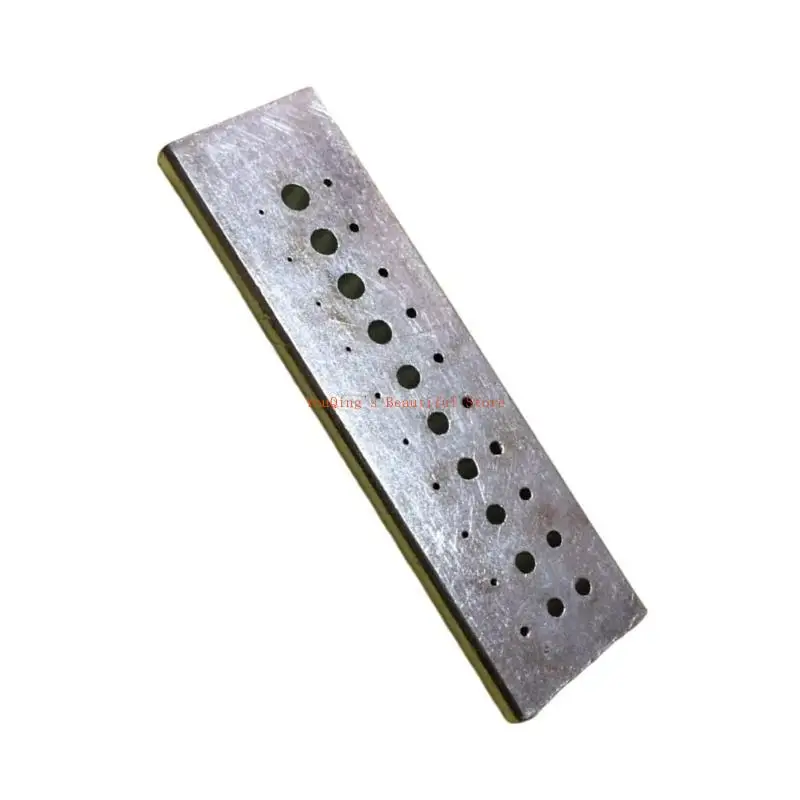 

N0HE Professional Watch Repair Tool Drilling Base 30Holes Alloy Drilling Stakes Base for Watchmaker Maintenance Project