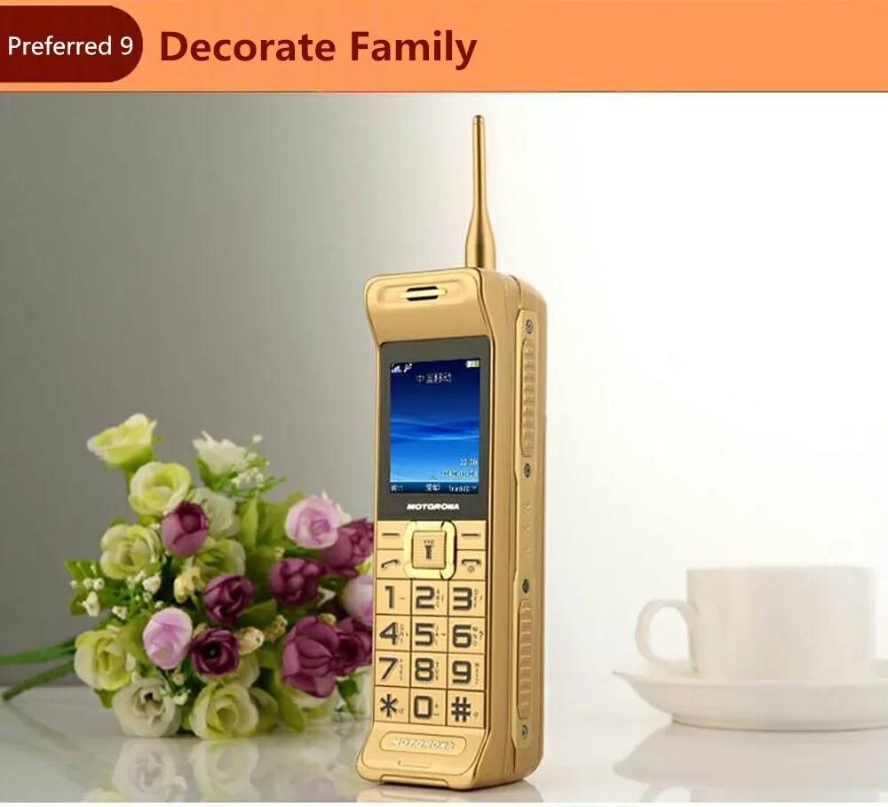Long Standby C3 Retro Cellphone 2.2inches Dual SIM Card Mp3 Big Battery 6800mAh Bluetooth Unlocked Mobile Phone