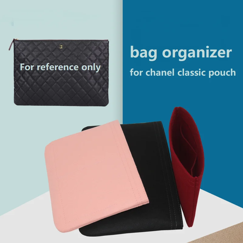 

【Only Sale Inner Bag】Bag Organizer Insert For Chanel Matelasse Clutch Organiser Divider Shaper Protector Compartment Inner