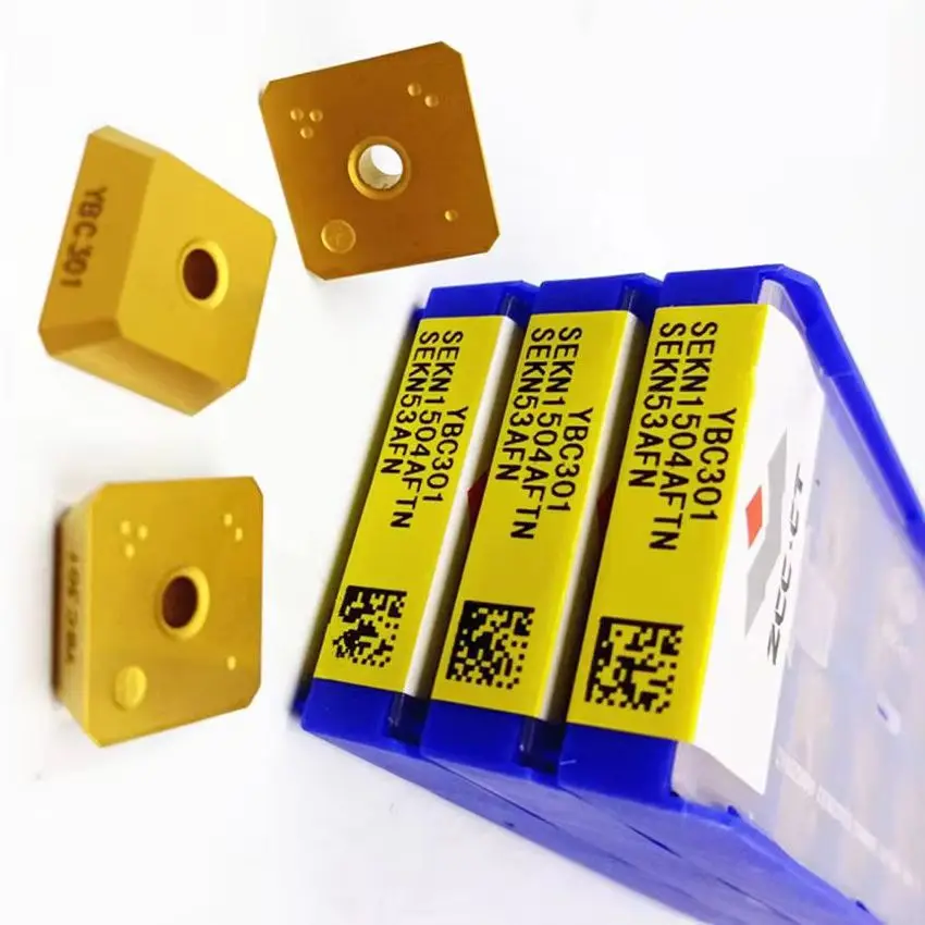 

SEKN1504AFTN YBG202/SEKN1504AFTN YBG302/SEKN1504AFTN YBC301/SEKN1504AFTN YBC302 SEKN1504 ZCC.CT CNC carbide inserts 10pcs/box