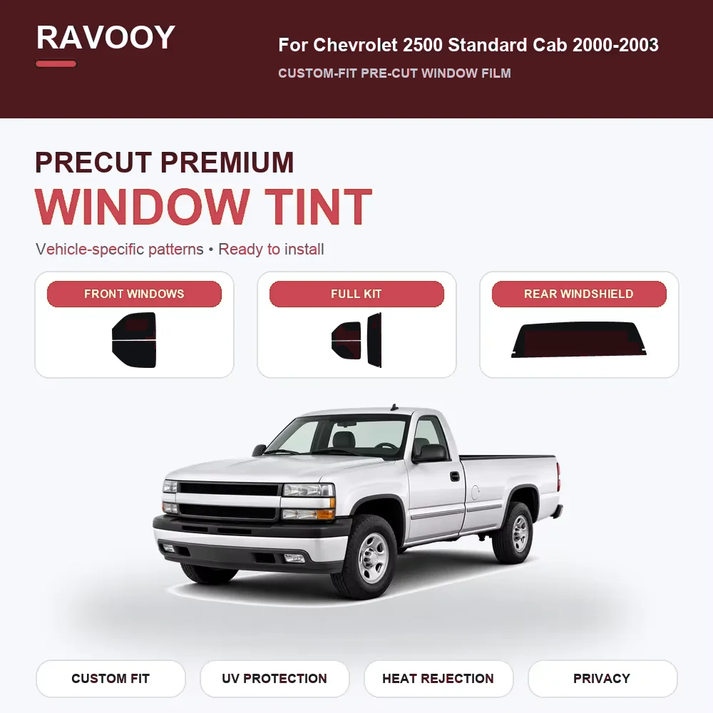 premium-precut-window-tint-kit-front-rear-windows-rear-windshield-for-chevrolet-2500-standard-cab-2000-2003-nano-ceramic-film
