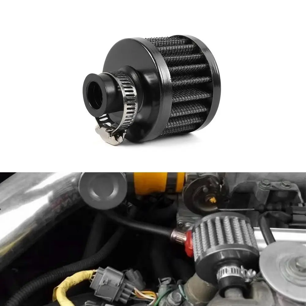 

12mm Small Universal Air Filter Lightweight Easy Install Mushroom Head Filter High Flow Universal Fit Air Intake Filter