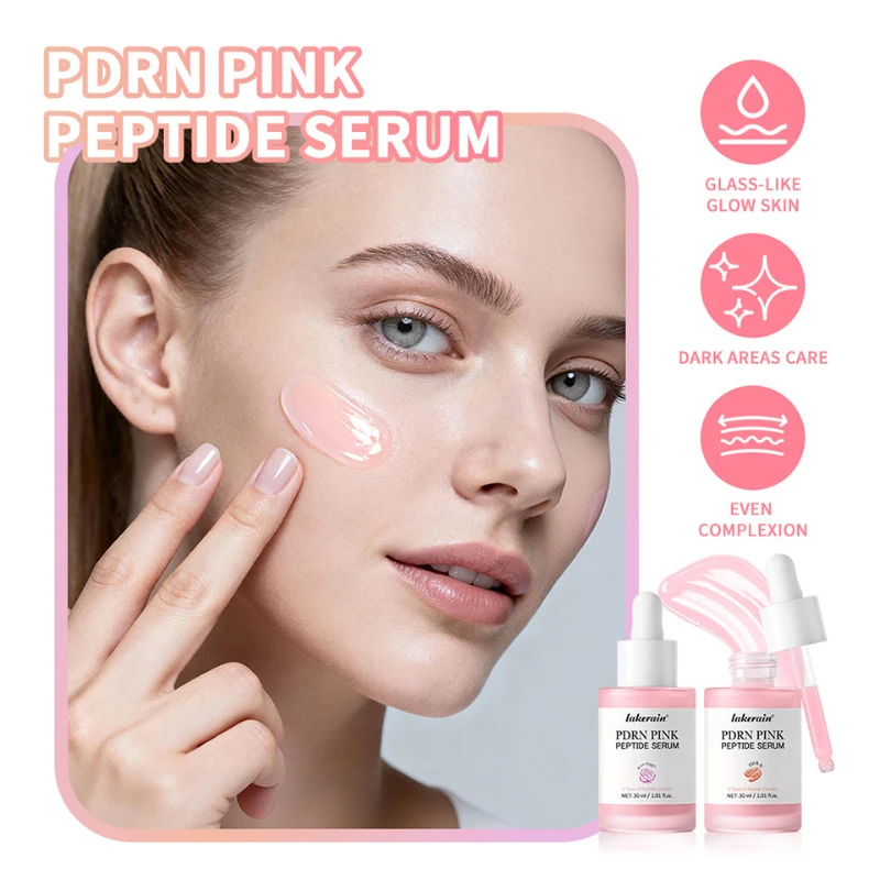 

Moisturizing And Lightening Facial Serum Contains PDRN Pink Peptide Collagen, Rose, Salmon Deep-hydrating Rejuvenation Essence
