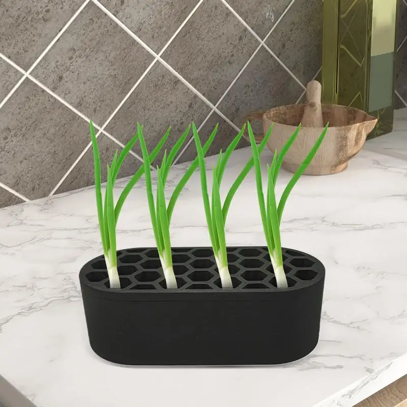 Scallion Planter Seedling Starter Trays Regenerator Planting Hydroponic Growing System For Home Patio Lawn Garden Indoor