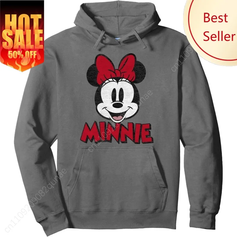 

Disney Mickey And Friends Minnie Mouse Vintage Portrait Pullover Hoodie