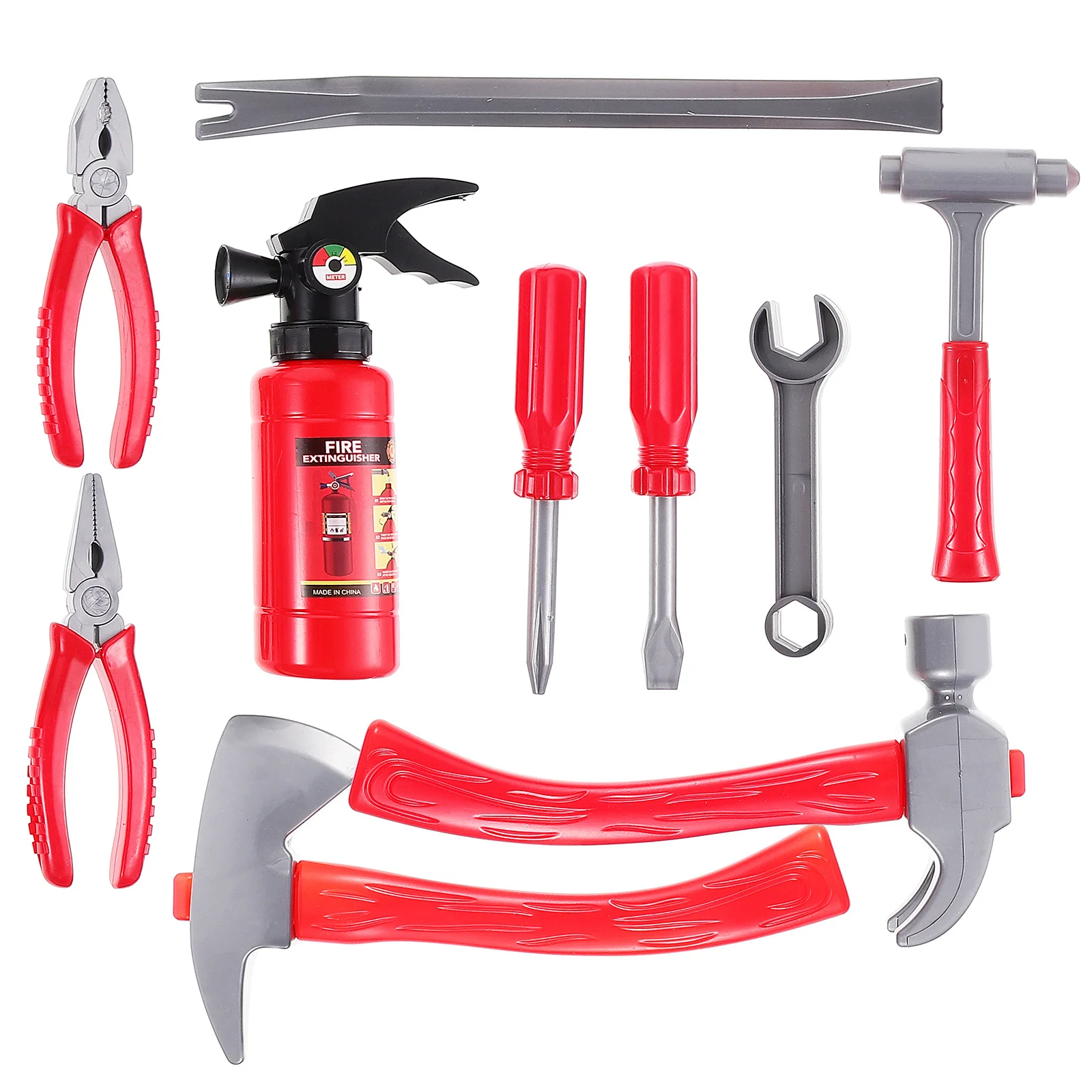 

1Set Fireman Role-Play Costume Set for Toddlers Creative Long-Lasting Kids Firefighting Dress Up Kit Fun Festival Performance