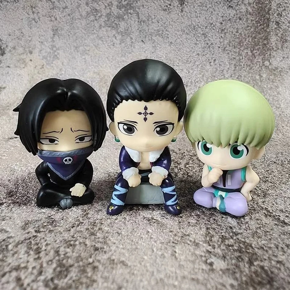 Aixlan GON FREECSS الشكل 4/8 قطعة مجموعة Q نسخة هنتر X هنتر عمل الشكل في البلاستيكية أنيمي هدية الكريسماس تمثال قابل للجمع #6