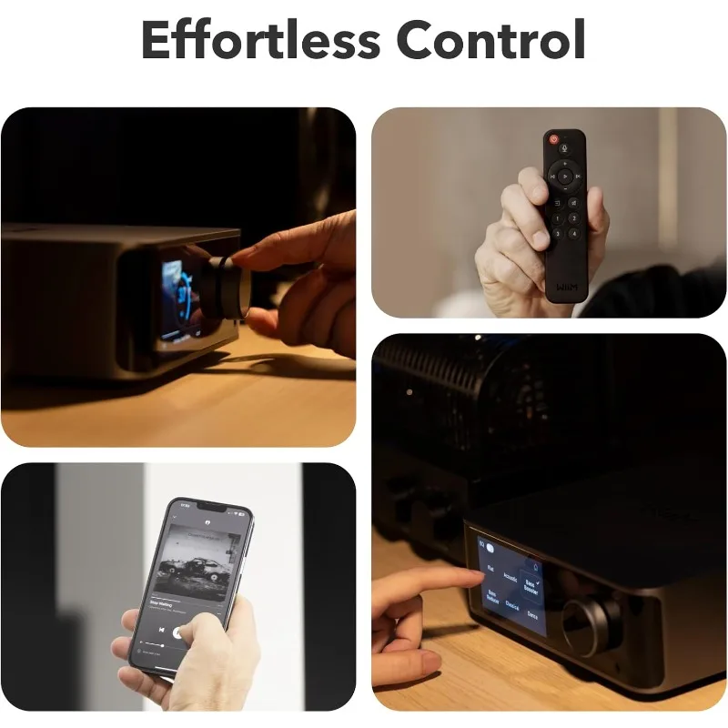 Streamer ultra musicale e preamplificatore digitale |   Touchscreen da 3,5", compatibile con Cast e Alexa, Stream Spotify