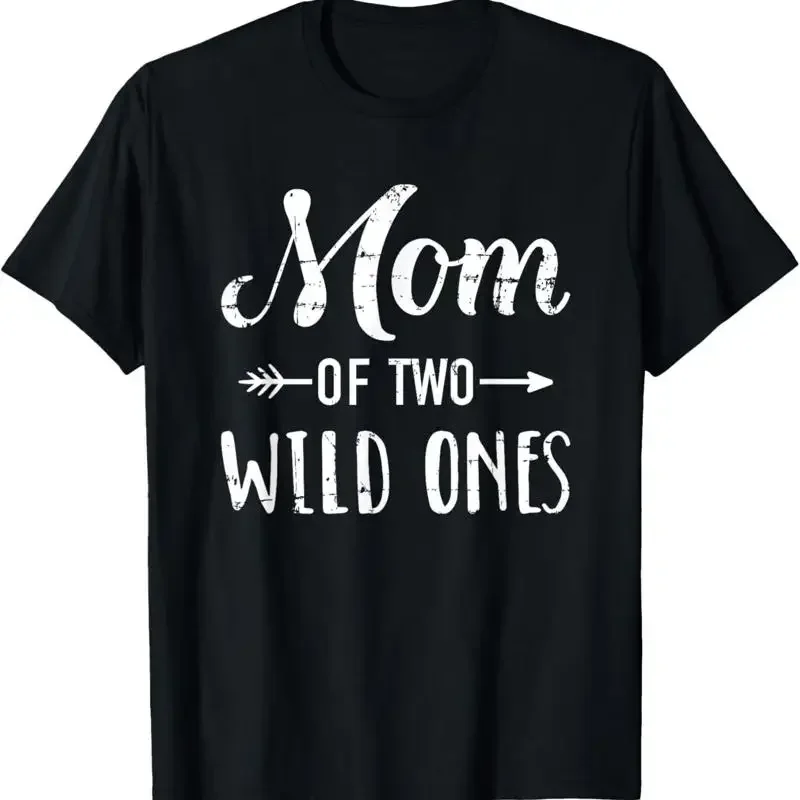 Mom of the wild ones for mother daughters and twins T Shirt