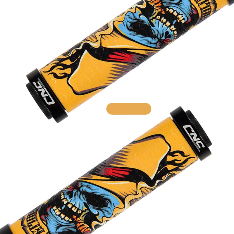 

Road Bike Bilateral Lock Grip Mountain Bike Shock Absorber Silicone Grip Bycicle Parts Bicycle Personality Non-slip Grip Cover