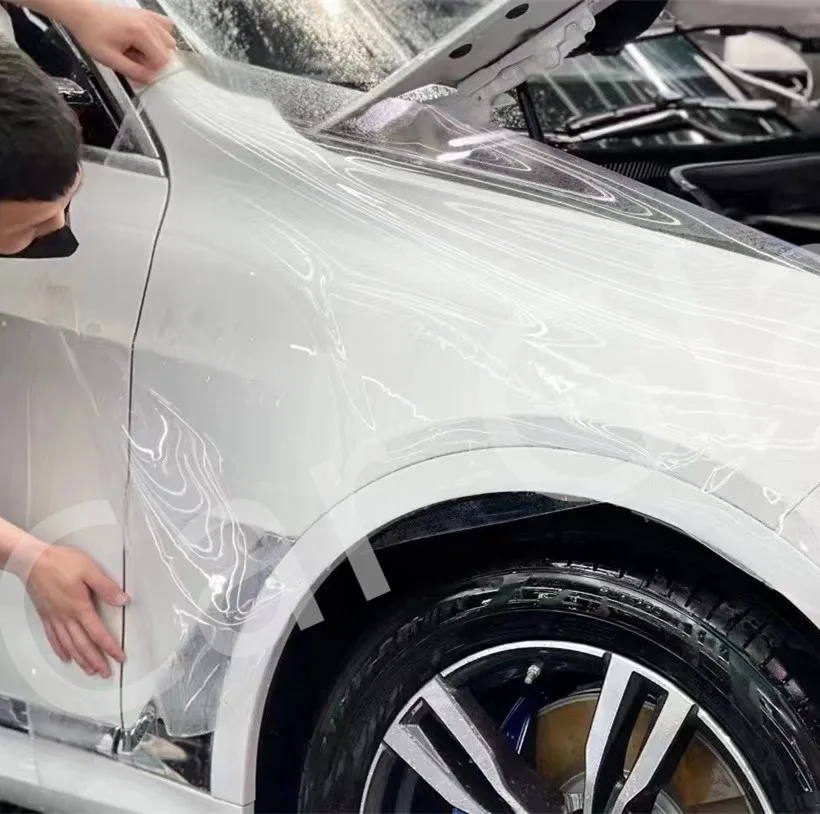 

XEPL прозрачная пп полиуретановая пленка для защиты краскиPPF самовосстанавливающаяся прозрачная 1,52*20 (15+5) м пленка из ТПУ против желтения