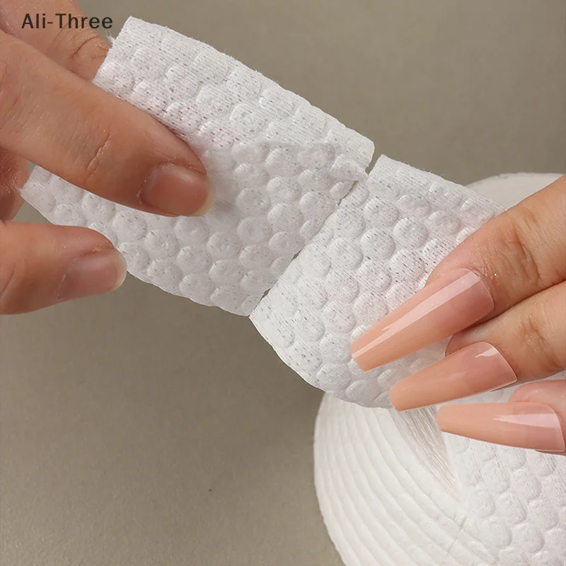 500/1000 قطعة لفة المهنية خالية من الوبر مسمار الفن هلام مزيل طلاء الأظافر لوحة قطن مسمار مسح مستحضرات التجميل تنظيف مسمار مسح القطن #4