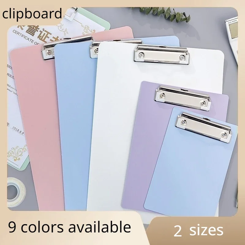 A4 Plastic Board Office Folder, A5 Student Note Writing Board, A6 Signature Board,clipboard Table Organizer Folder Documents