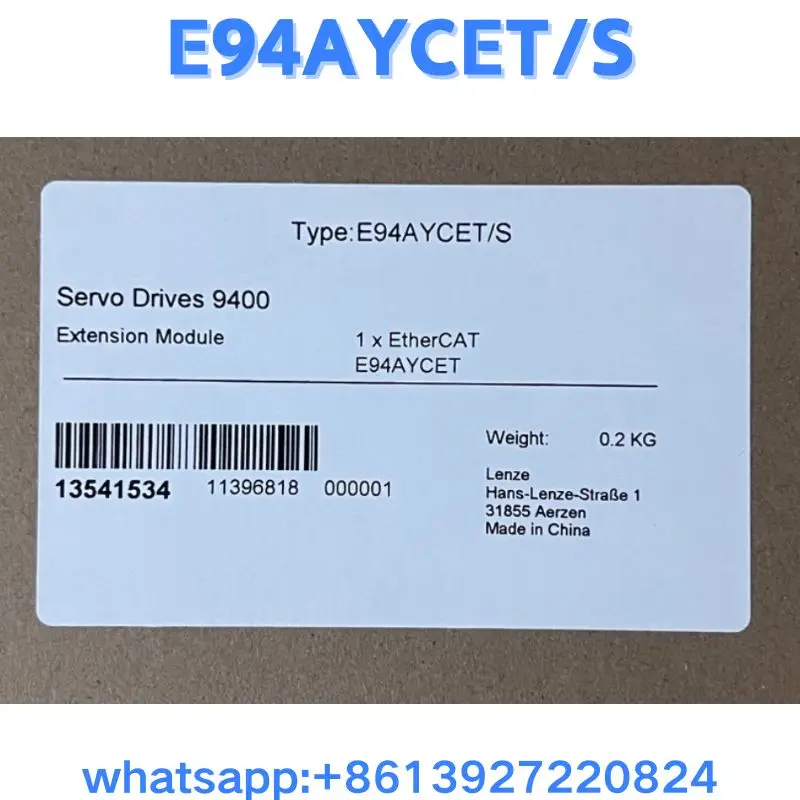 

Brand New Module E94AYCET/S Original and Genuine Fast Shipping
