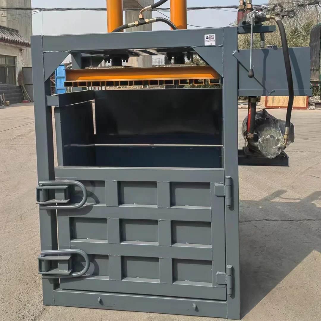 

VS275 Homemade Small Metal Aluminum Can Baler Pet Bottle Baler Small Cardboard Compactors 30 Vertical Baler For Sale
