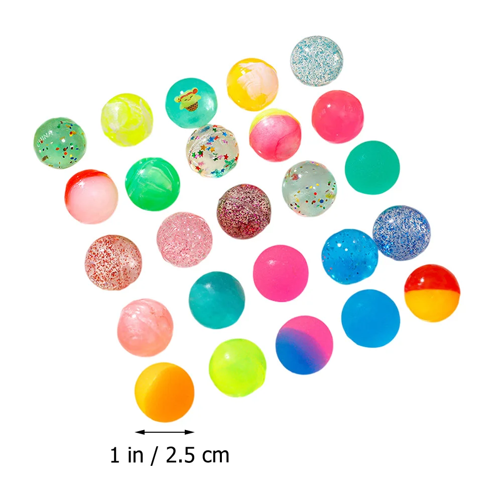 ألاسوم 48 قطعة من المطاط المضغوط للأطفال، ألعاب بلاستيكية صغيرة نطاطة للأطفال، لعبة تخفيف التوتر المستديرة #6