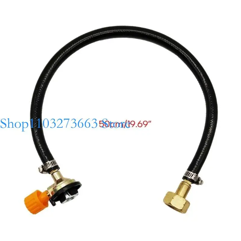 R6FE غاز موقد الغاز بروبان إعادة ملء محول محمول خزانات الغاز في الهواء الطلق موصل موصل خرطوم الأسطوانة المحمولة متينة #6