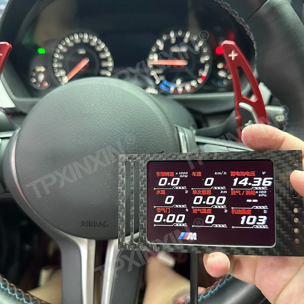 

Plug and Play Mileage Meter For BMW Air Outlet Odometer Mileage Meter Speedometer Digital Odometer