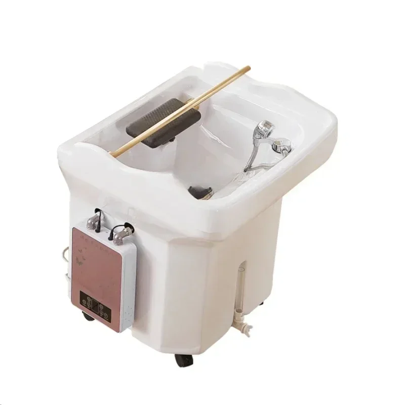 

Mobile Shampoo Basin Head Treatment Bed Water Circulation Beauty Salon Hair Care Shop Head Treatment Fumigation Spa Machine