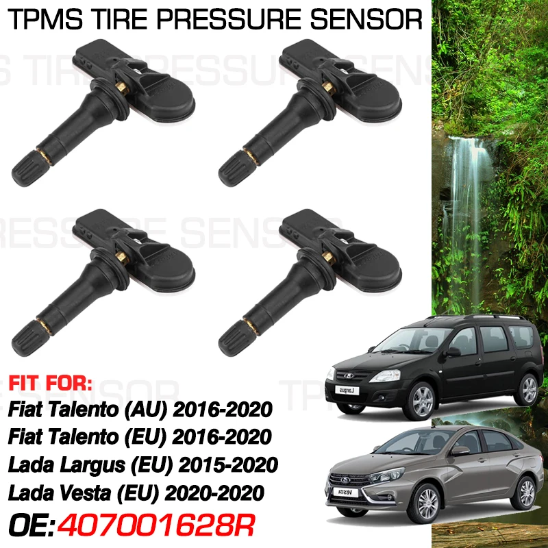 407001628R For Lada Largus 2015-2020 Lada Vesta 2020 Renault Trafic Fiat Talento 2016-2020 433 MHz Tire Pressure Monitor System