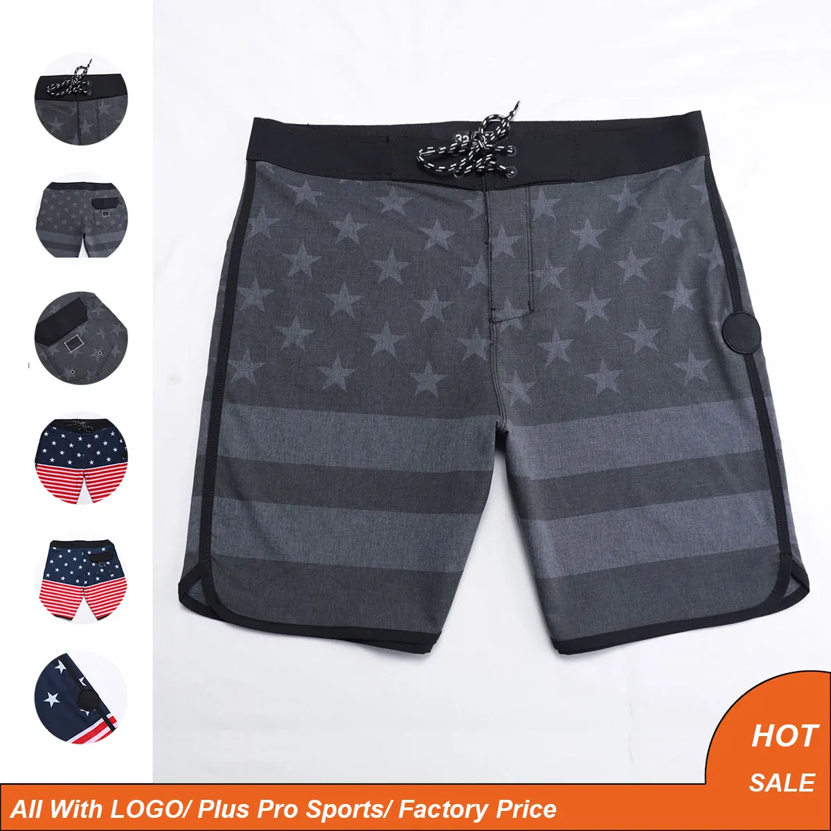Bermuda Men's Board Shorts Beach Pants Quick Dry Waterproof Elastic Mens Phantom Beach Shorts Surfing Swim Gym Fitness Swimwear