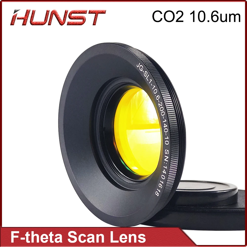 

Hunst CO2 F-theta Scan Lens 10.6um 50x50~ 400x400mm FL75~650mm Laser Engraver Field Lens for Optical CO2 Laser Marking Machine