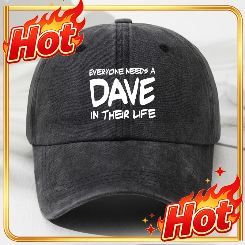 Unisex EVERYONE Soft-Top Baseball Cap, Vintage Men'S Hat And Stylish Outdoor Hat For Women, Adjustable Size, Perfect