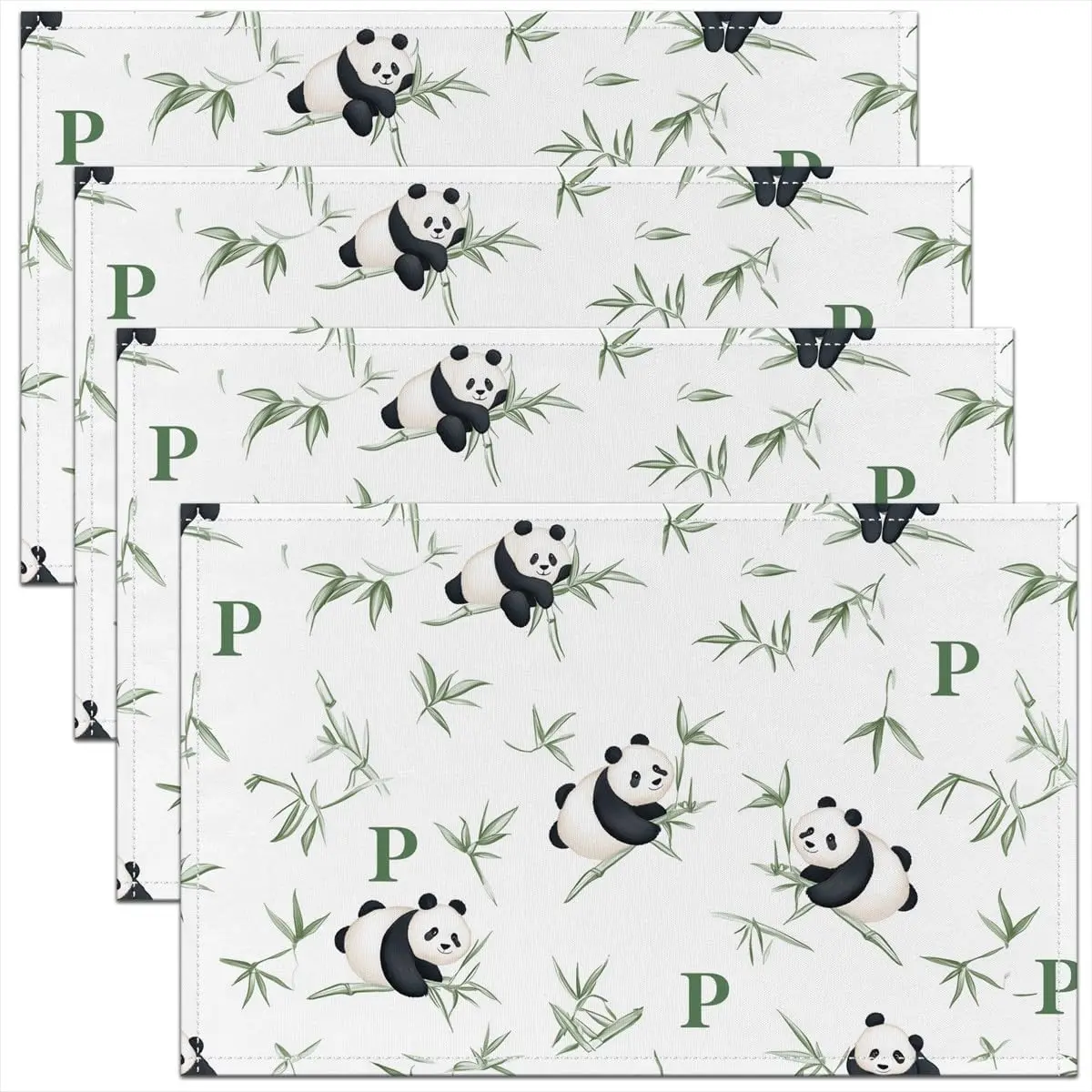 Panda Placemats Set of 4 18