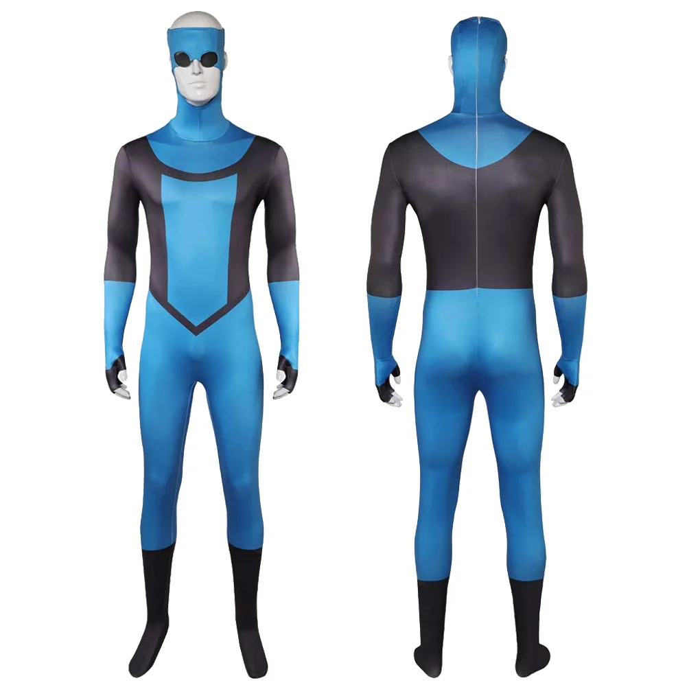 الكرتون الذي لا يقهر مارك غرايسون تأثيري حلي الكبار الرجال ثلاثية الأبعاد طباعة بذلة غطاء رأس نظارات هالوين كرنفال الدعاوى الحفلات