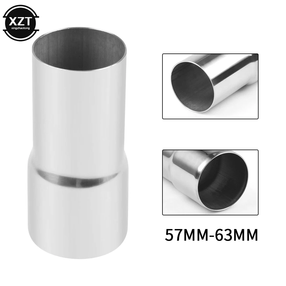 51-67mm Universal Car Stainless Steel Standard Exhaust Reducer Connector Pipe Tube 76mm 63mm 60mm to 63mm 57mm 52mm 50mm