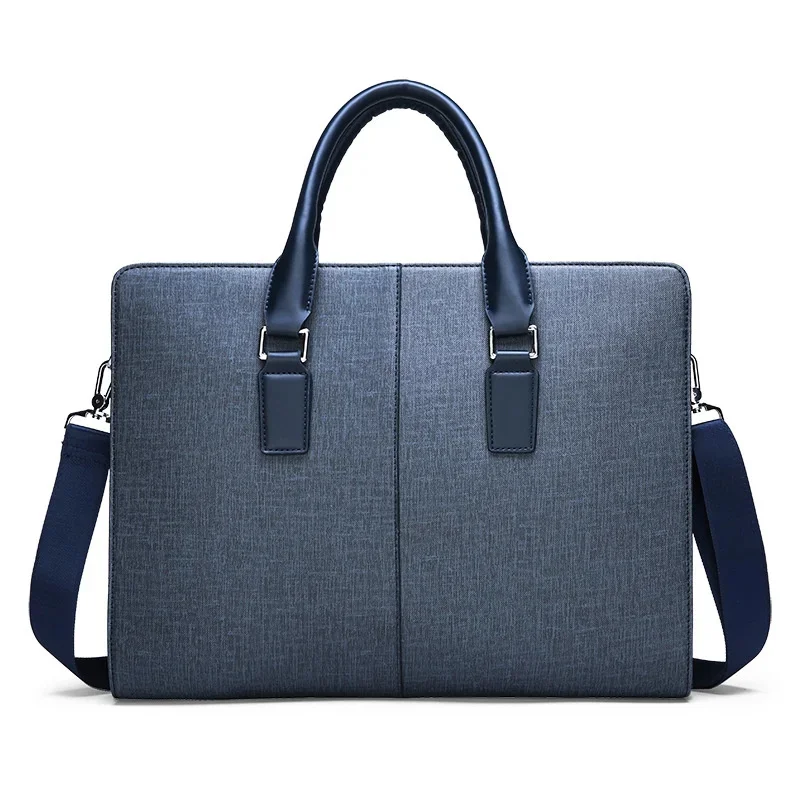 Luxury Genuine Leather Briefcases Brand High Quality Male Messenger Fashion Men's Crossbody Bags