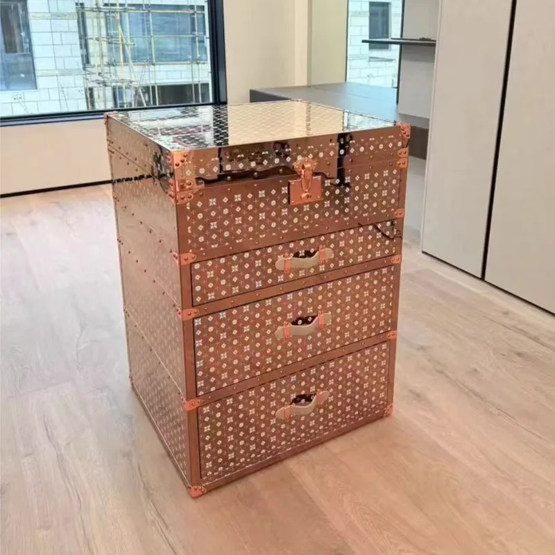 تخزين ديكور من الفولاذ المقاوم للصدأ، مجوهرات بصمات الأصابع المنزلية من الأرض إلى السقف