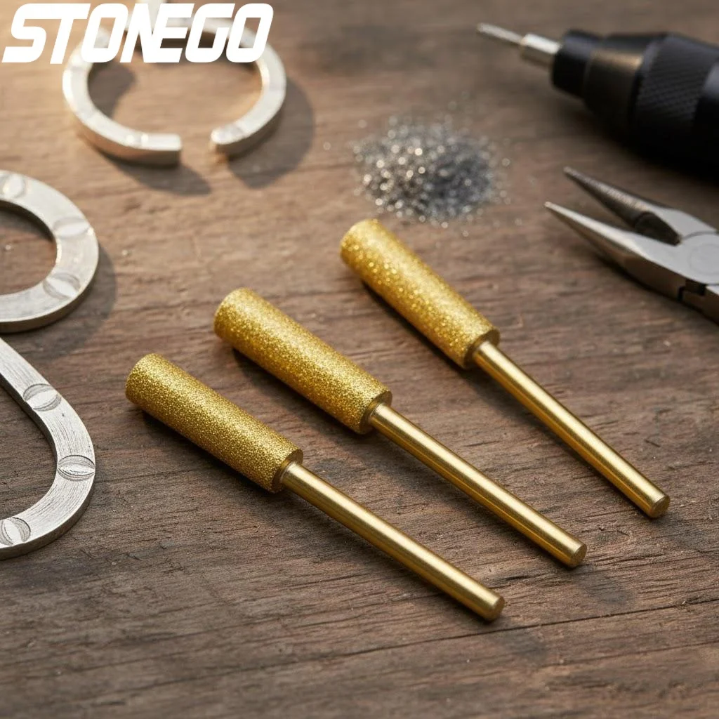 

Набор из 6 алмазных цилиндрических фрез для заточки цепных пил, резьбы и шлифовки, прочные, высокопроизводительные