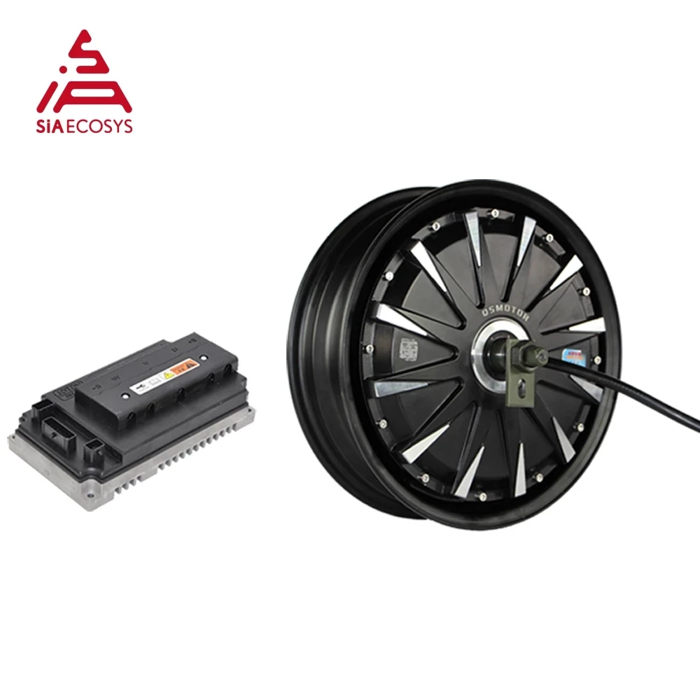 QS Motor 12inch 2000W 260 V1.12 Motor Conversion Kits 65kph BLDC In Wheel Hub Motor with EM100SP Controller for Electric Scooter