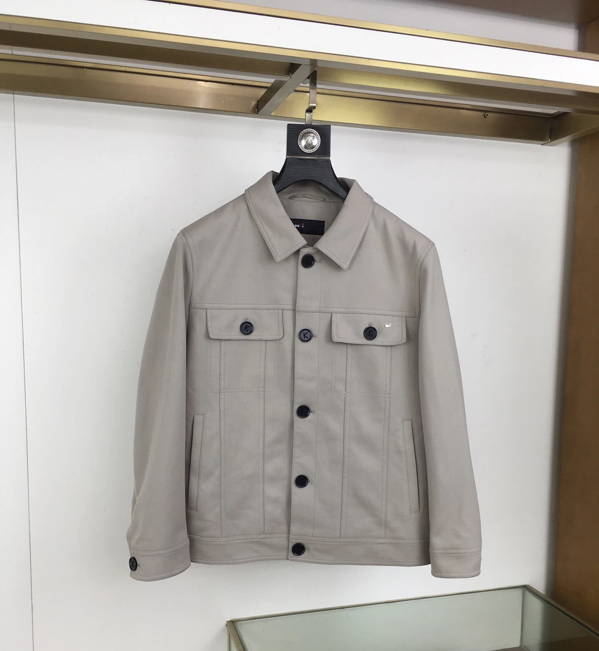 

Куртка OECHSLI, тонкая, мужская, весна-осень 2026, новая модная, удобная, прямого кроя, с вышивкой, качественная, большие размеры M-XXXL