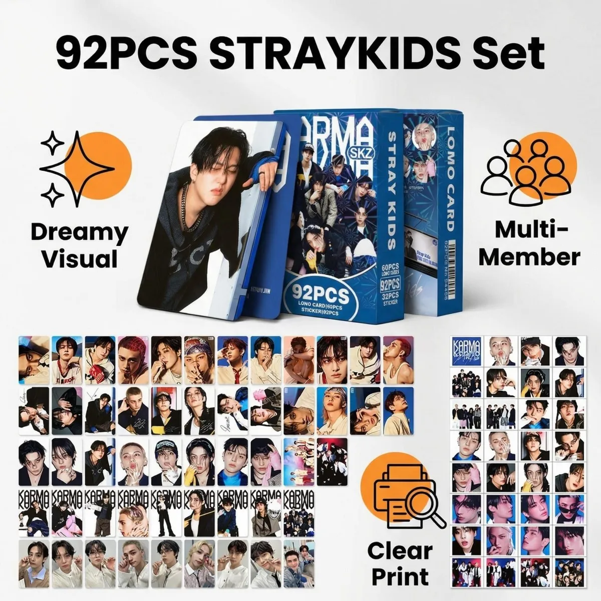 

Фотокарточки Stray Kids KAEMA, декоративные наклейки для украшения телефона, дизайна блокнотов, оформления журналов, персонализации повседневной жизни, SKZOO
