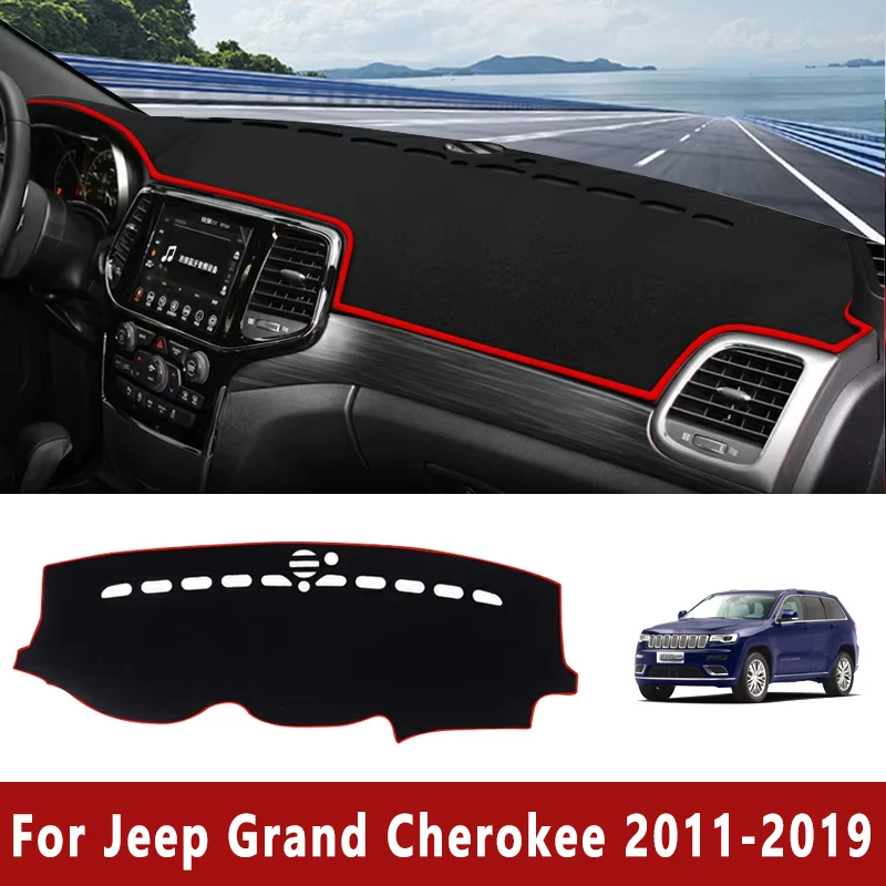 

Car Dashboard Mat Sun Shade Non-slip Cover Accessories For Jeep Grand Cherokee 2011 2012 2013 2014 2015 2016 2017 2018 2019
