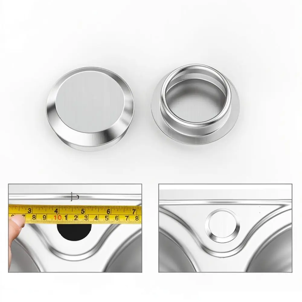 Durable Kitchen Sink Hole Cover Tap Deck Plate Basin Stopper Seal Decorative Cap Replacement For Sink Hardware