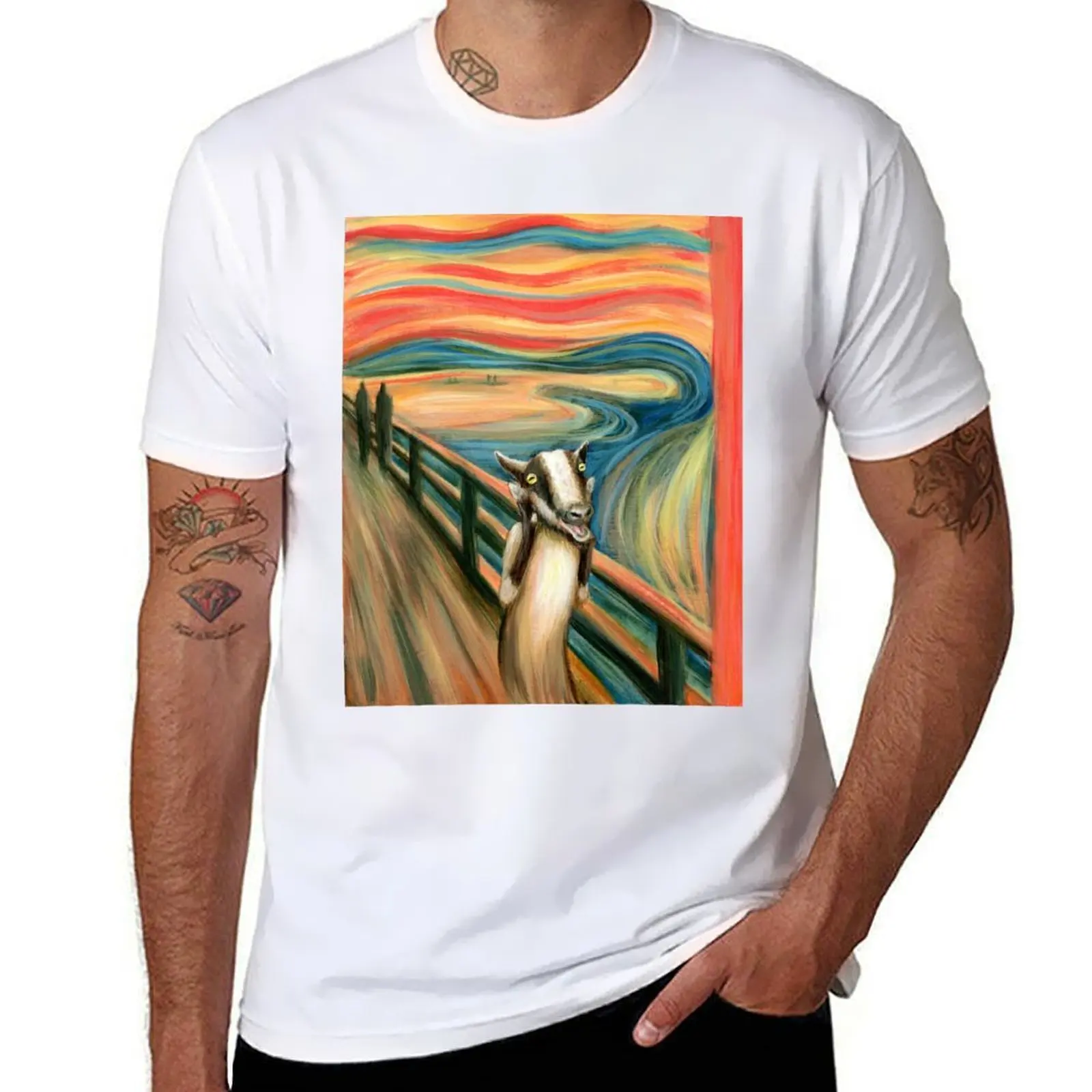 

The Screaming Goat T-Shirt t shirts for man cotton man tshirt T-Shirt