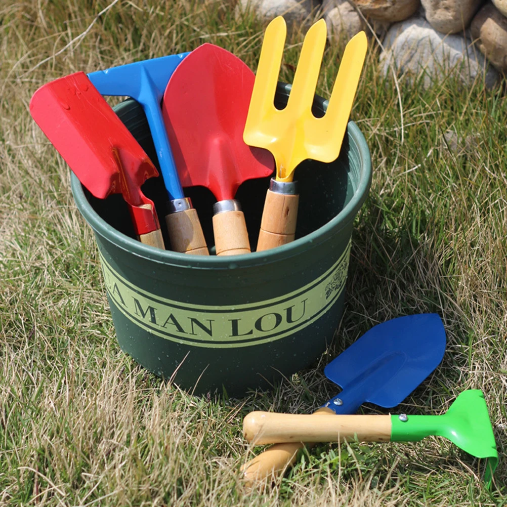 Ensemble de pelles de jardinage pour enfants, Mini jouets, jeu de désherbage de plage en plein air, matériau sûr, fabrication légère, jardinage